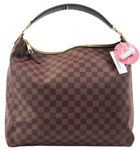 louis vuitton portobello gm damier|LOUIS VUITTON Damier Ebene Portobello GM .